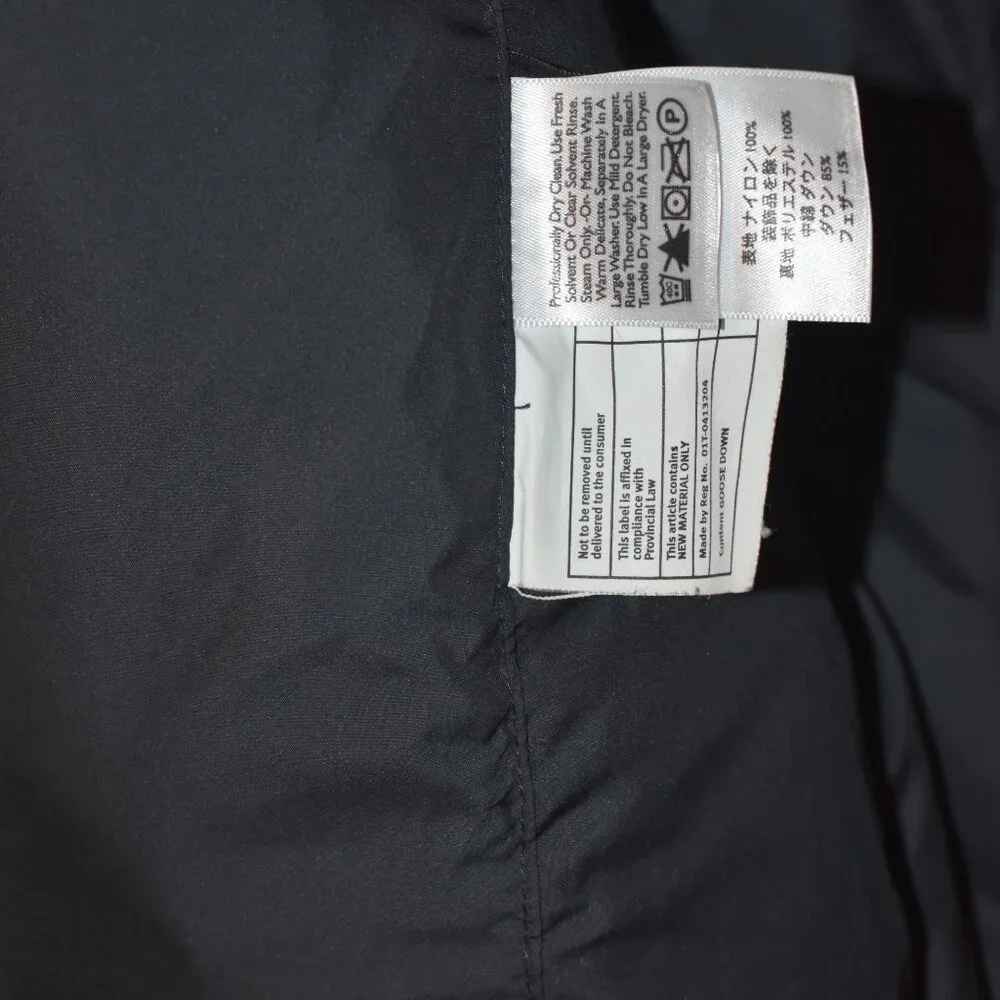 Eddie Bauer Men's Puffer Vest Goose Down Full Zip Pockets Black Size Large